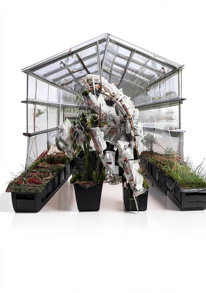 Installing Orchid Greenhouse Guide – 75 Page Kindle eBook on a wooden desk