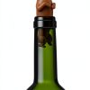 Wine Stopper Genuine Fred Silicone Dog Design 3 Inch Brown-2