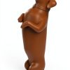 Wine Stopper Genuine Fred Silicone Dog Design 3 Inch Brown-3