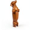 Wine Stopper Genuine Fred Silicone Dog Design 3 Inch Brown-1